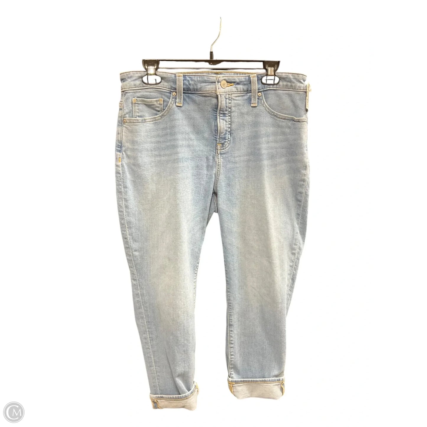 Jeans Cropped By Chicos In Blue, Size: 10