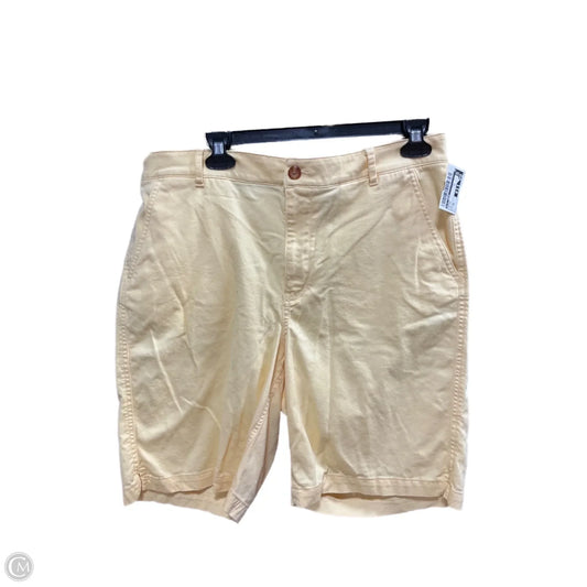 Shorts By L.l. Bean In Yellow, Size: 16