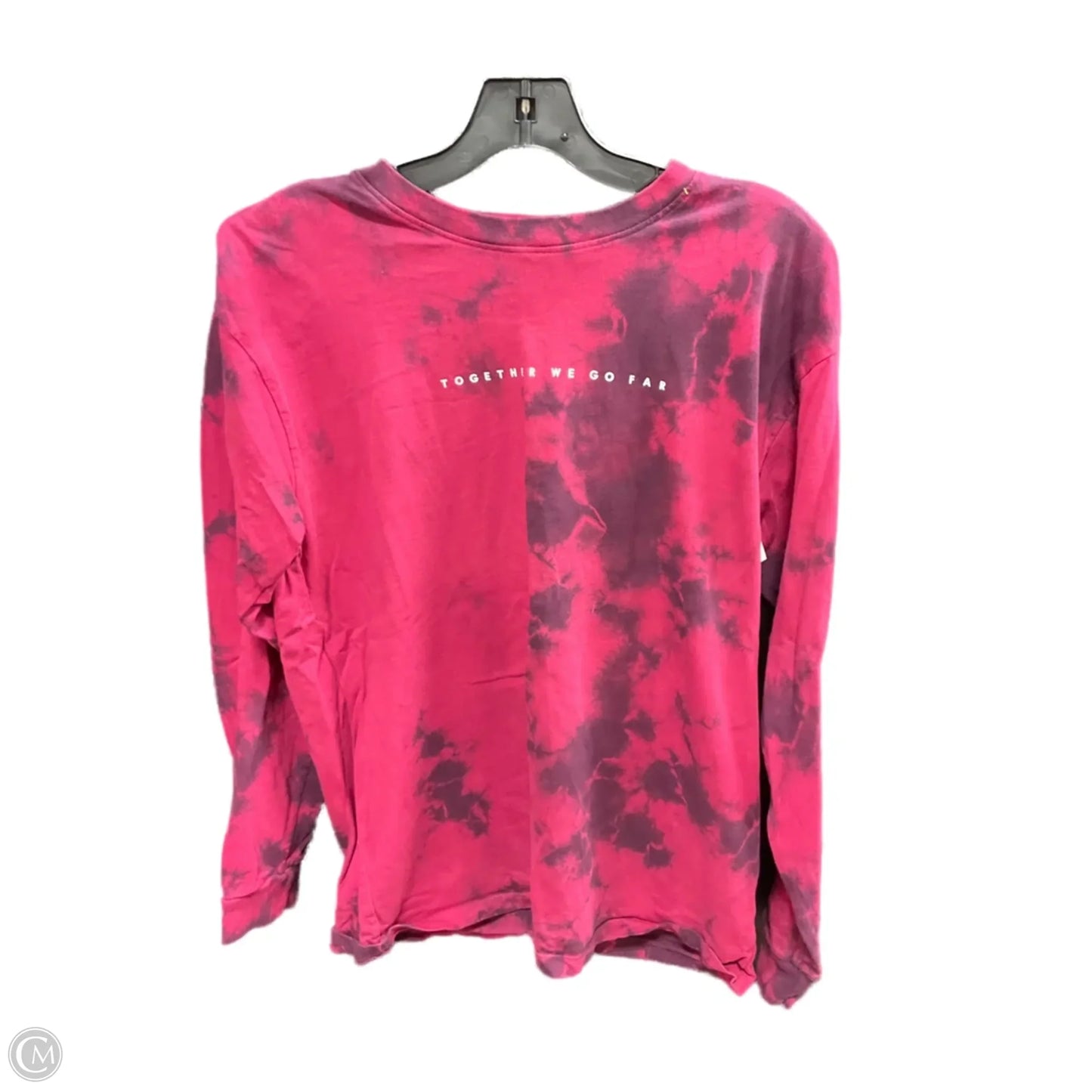 Athletic Top Long Sleeve Crewneck By Clothes Mentor In Pink & Purple, Size: M