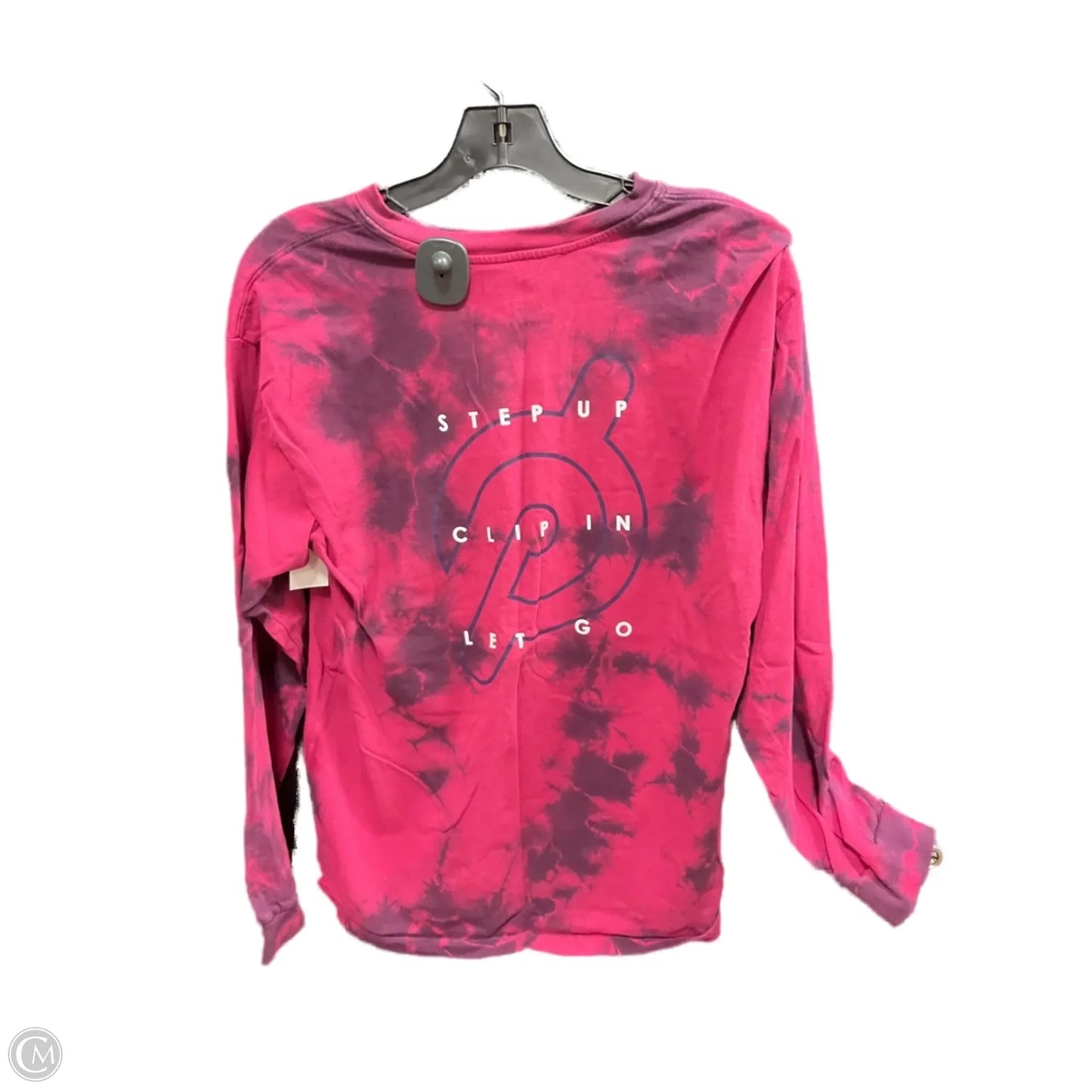 Athletic Top Long Sleeve Crewneck By Clothes Mentor In Pink & Purple, Size: M