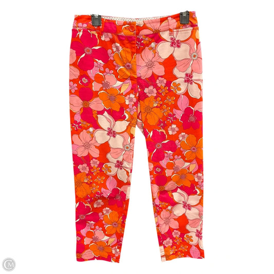 Pants Dress By Talbots In Orange & Pink, Size: 2