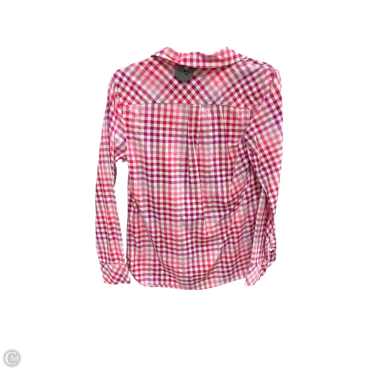 Blouse Long Sleeve By Talbots In Pink & Purple, Size: S