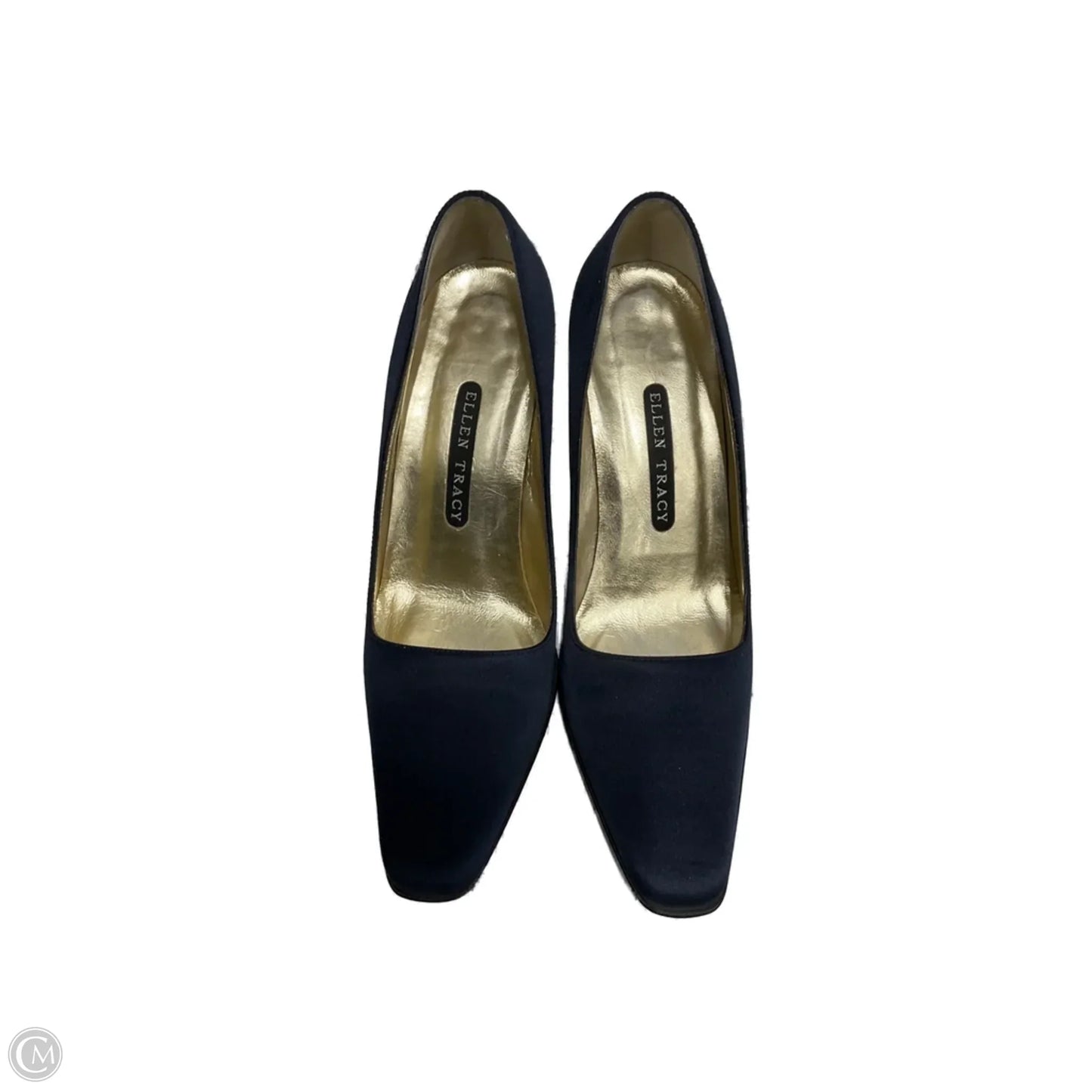 Shoes Heels Block By Ellen Tracy In Navy, Size: 7
