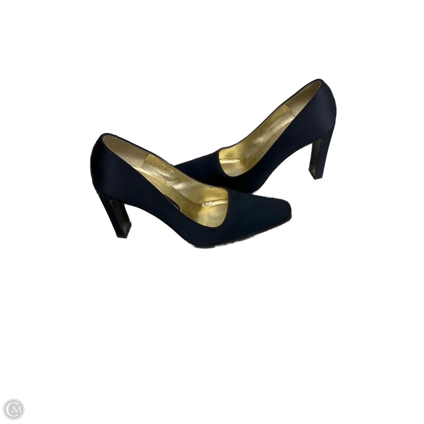Shoes Heels Block By Ellen Tracy In Navy, Size: 7