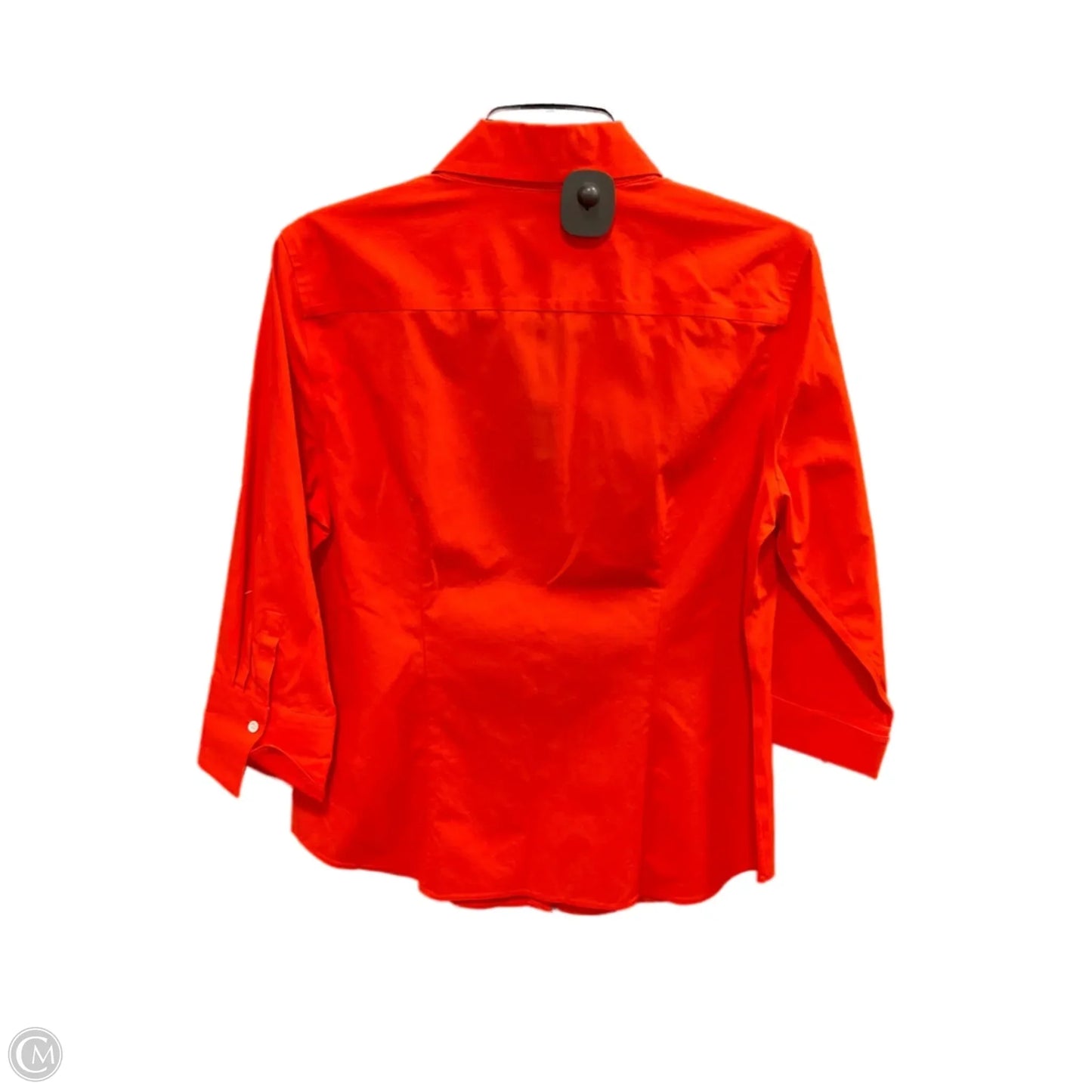 Blouse Long Sleeve By Talbots In Orange, Size: 10