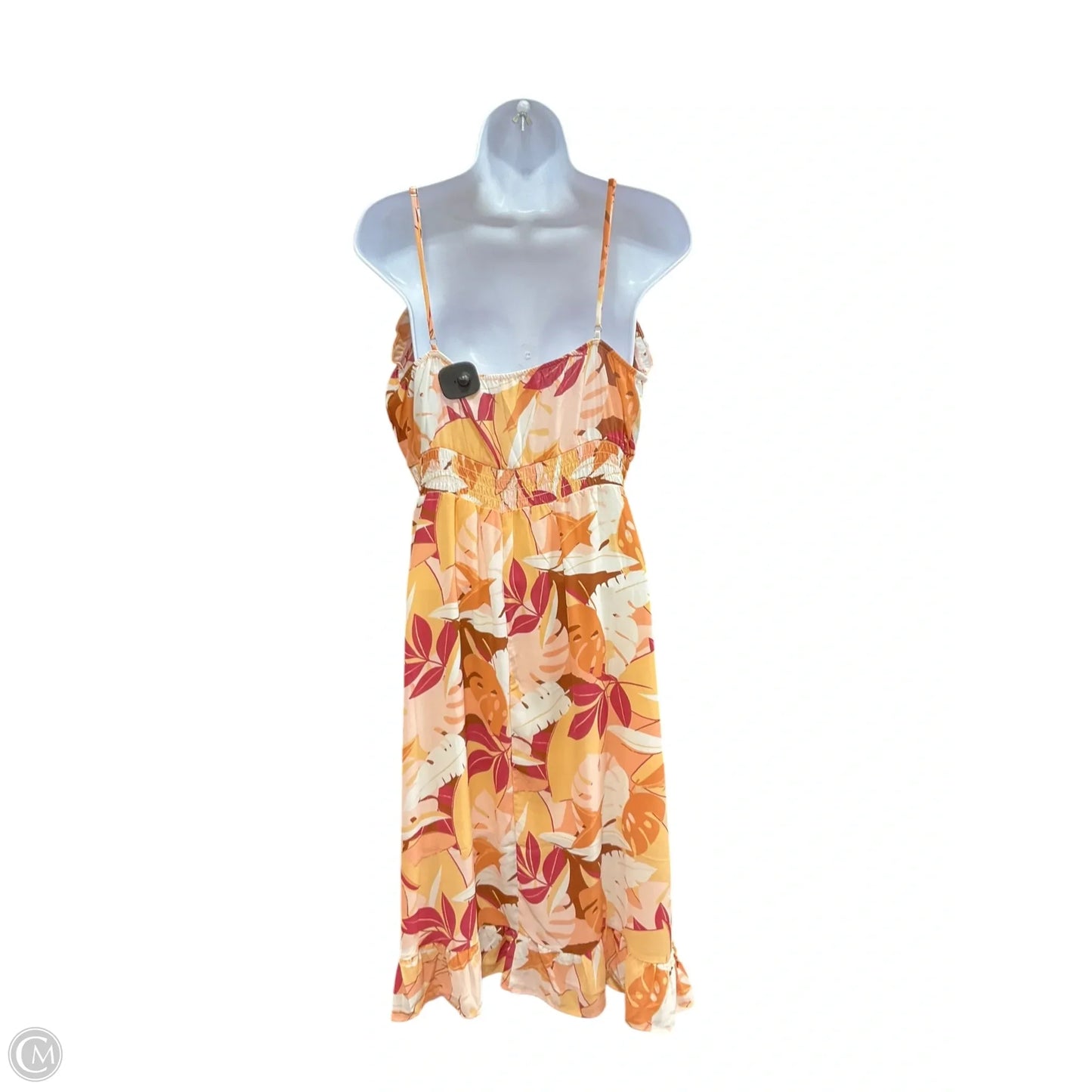 Dress Casual Midi By Sienna Sky In Tropical Print, Size: L