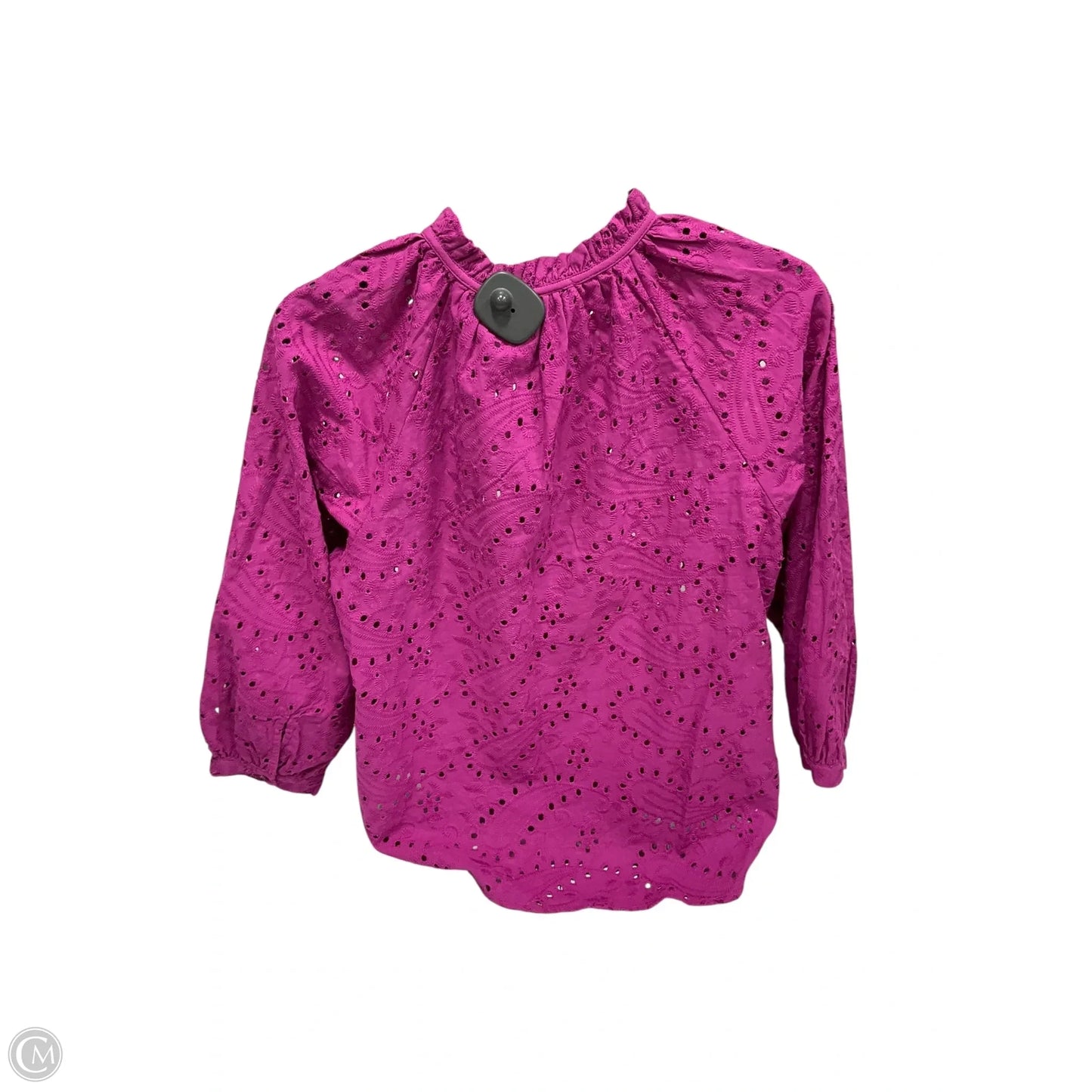 Top Long Sleeve By Evereve In Purple, Size: M