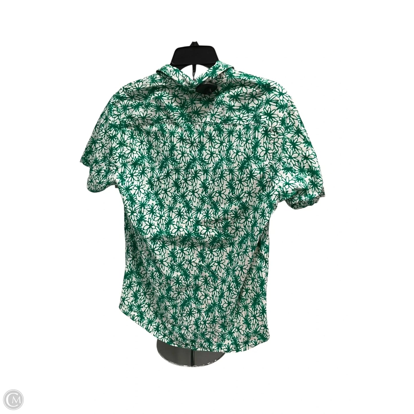 Top Short Sleeve By Abound In Green, Size: M