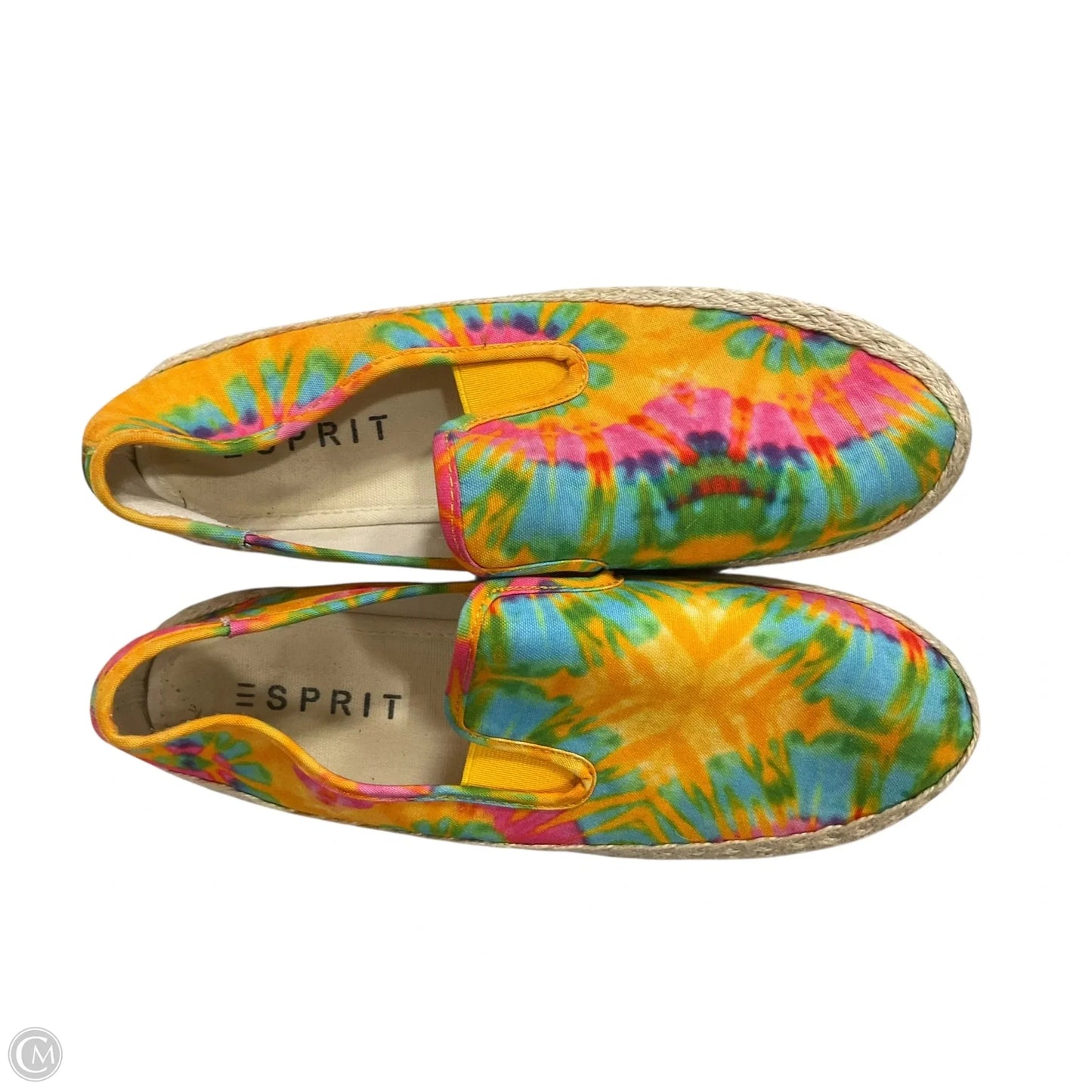 Shoes Flats By Esprit In Tie Dye Print, Size: 8