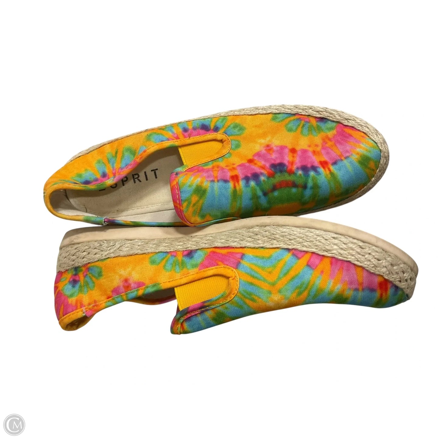 Shoes Flats By Esprit In Tie Dye Print, Size: 8