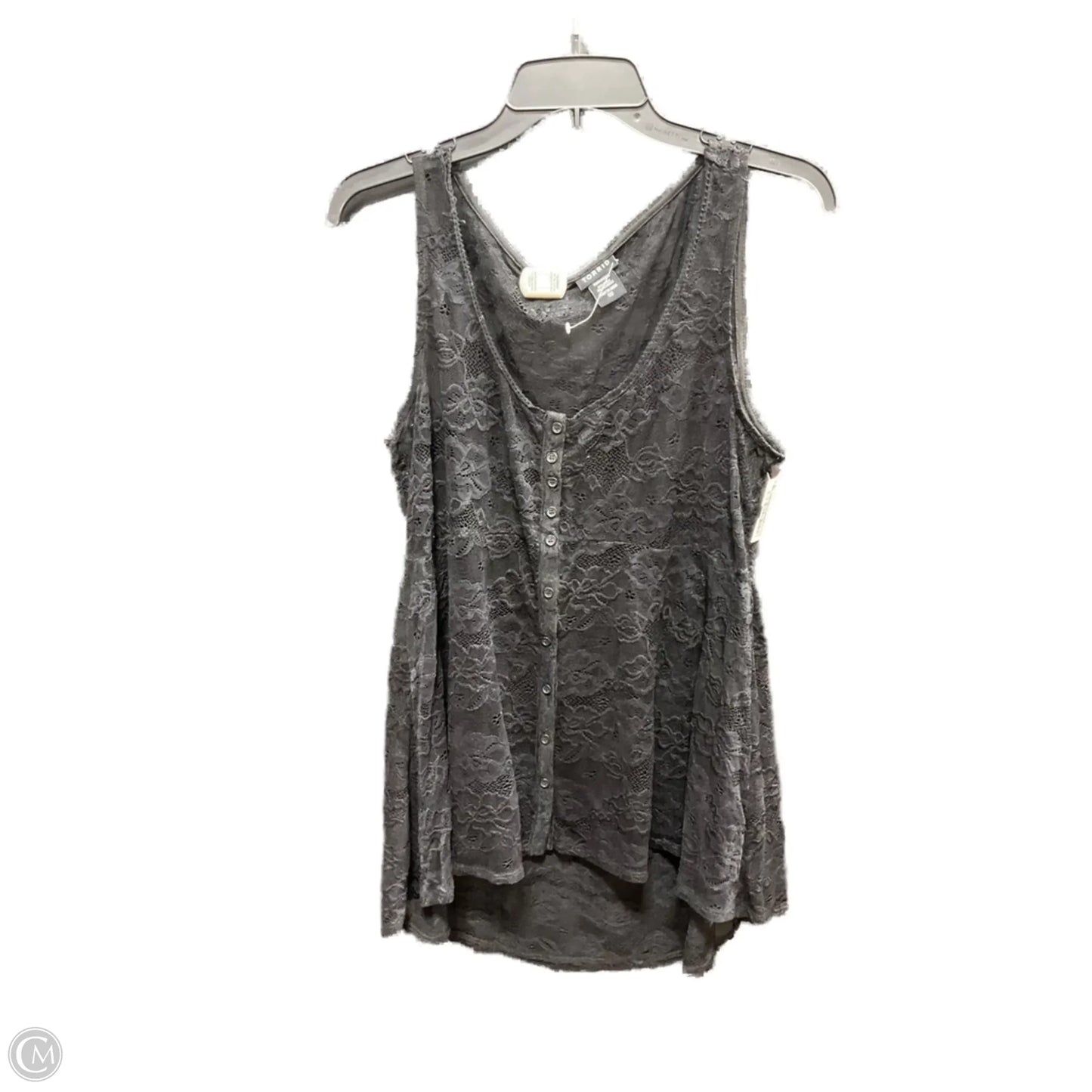 Top Sleeveless By Torrid In Black, Size: M