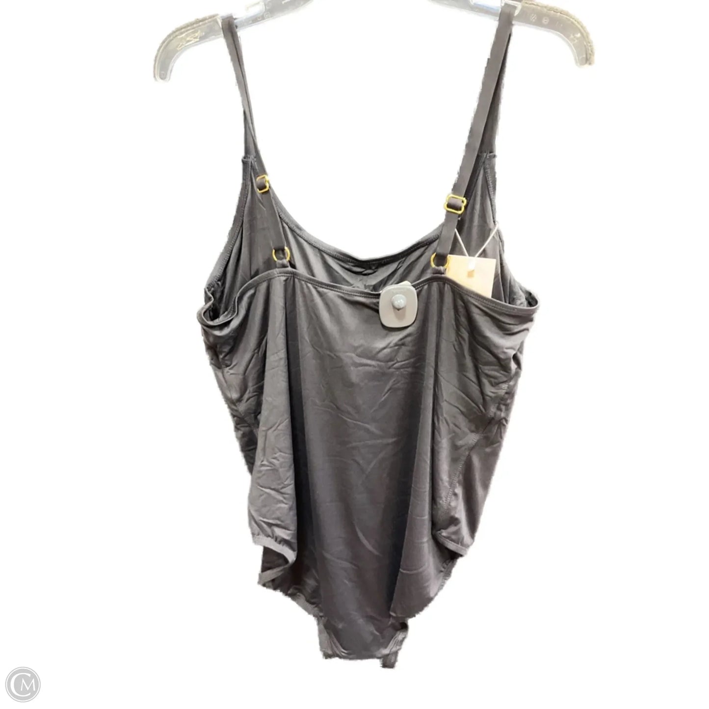 Swimsuit By Clothes Mentor In Black, Size: 3x