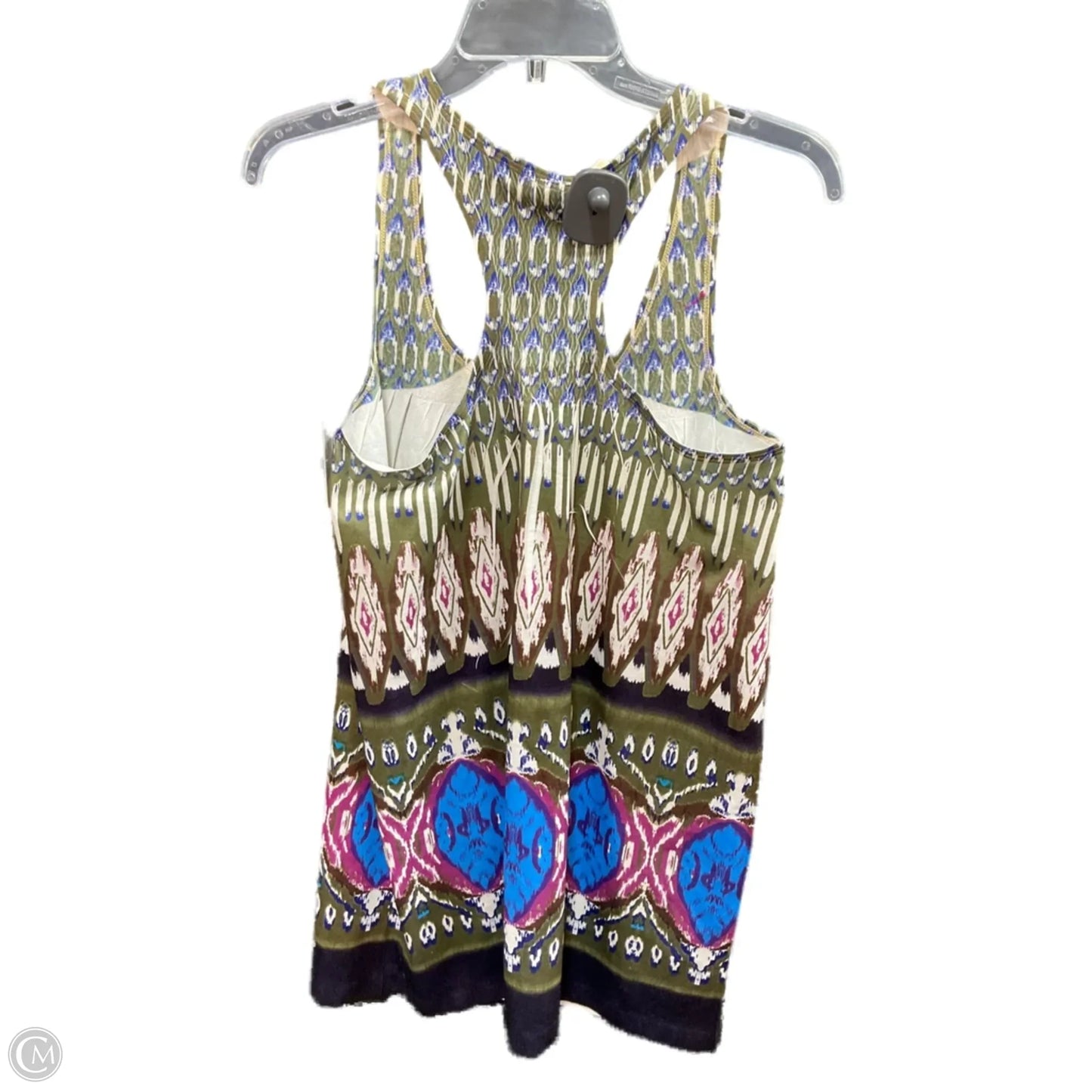 Dress Casual Short By Clothes Mentor In Blue & Green, Size: M