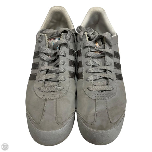 Shoes Athletic By Adidas In Grey, Size: 10