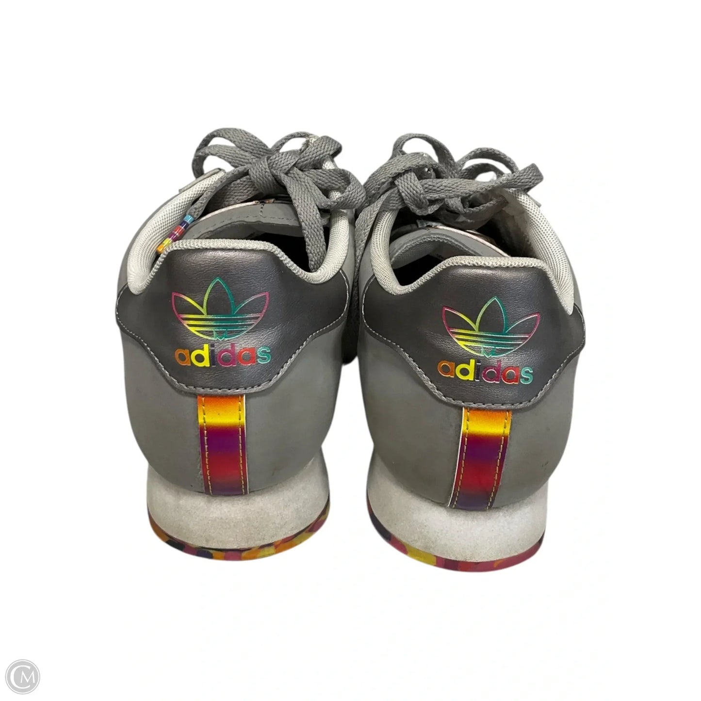 Shoes Athletic By Adidas In Grey, Size: 10