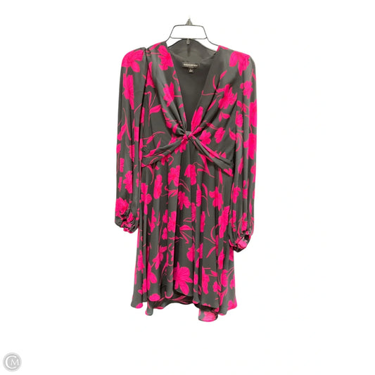 Dress Casual Midi By Banana Republic In Black & Red, Size: 6