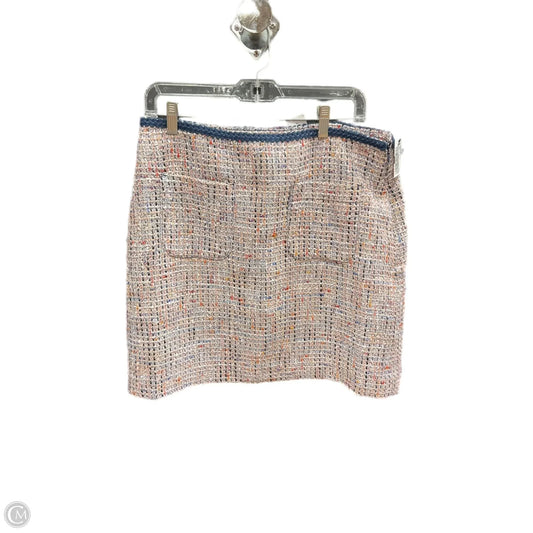 Skirt Midi By Loft In Blue & Orange, Size: 10