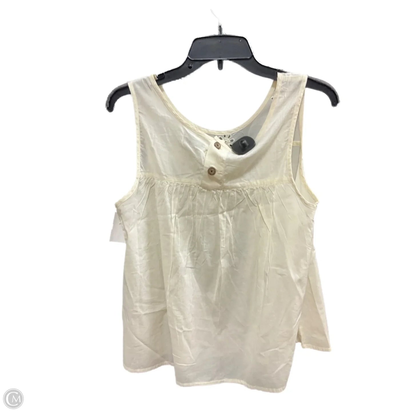 Top Sleeveless By Toad & Co In Cream, Size: M