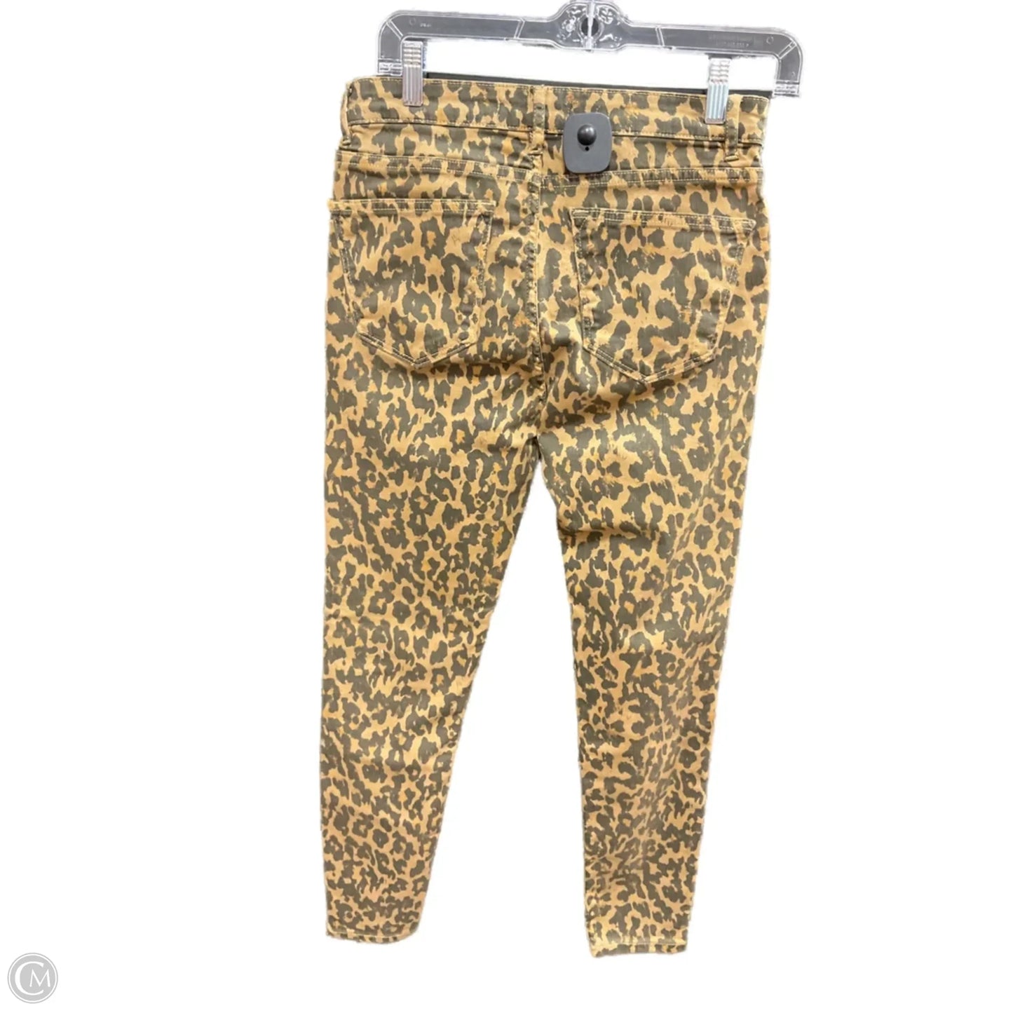 Jeans Skinny By Zara Women In Leopard Print, Size: 6