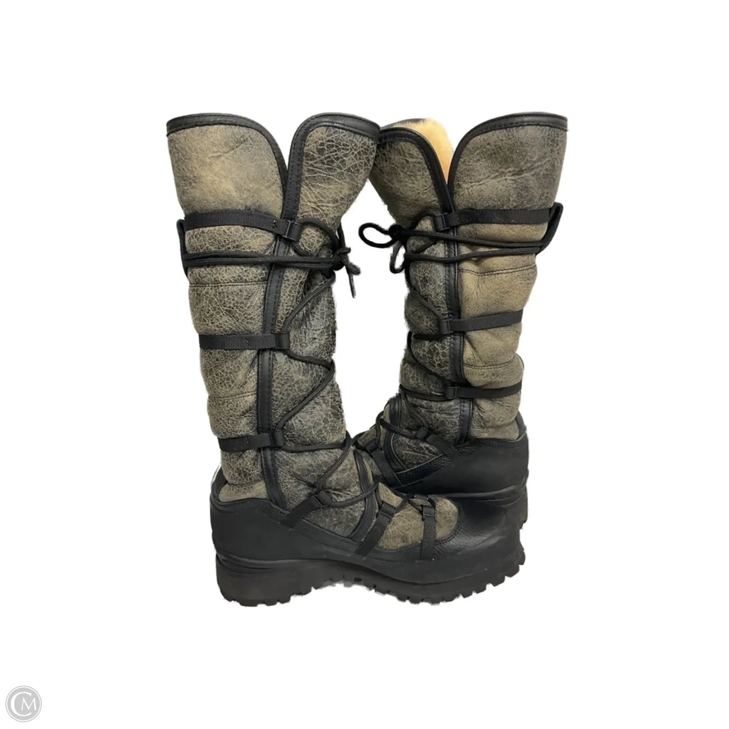 Boots Over-the-knee Heels By The North Face In Black & Brown, Size: 7