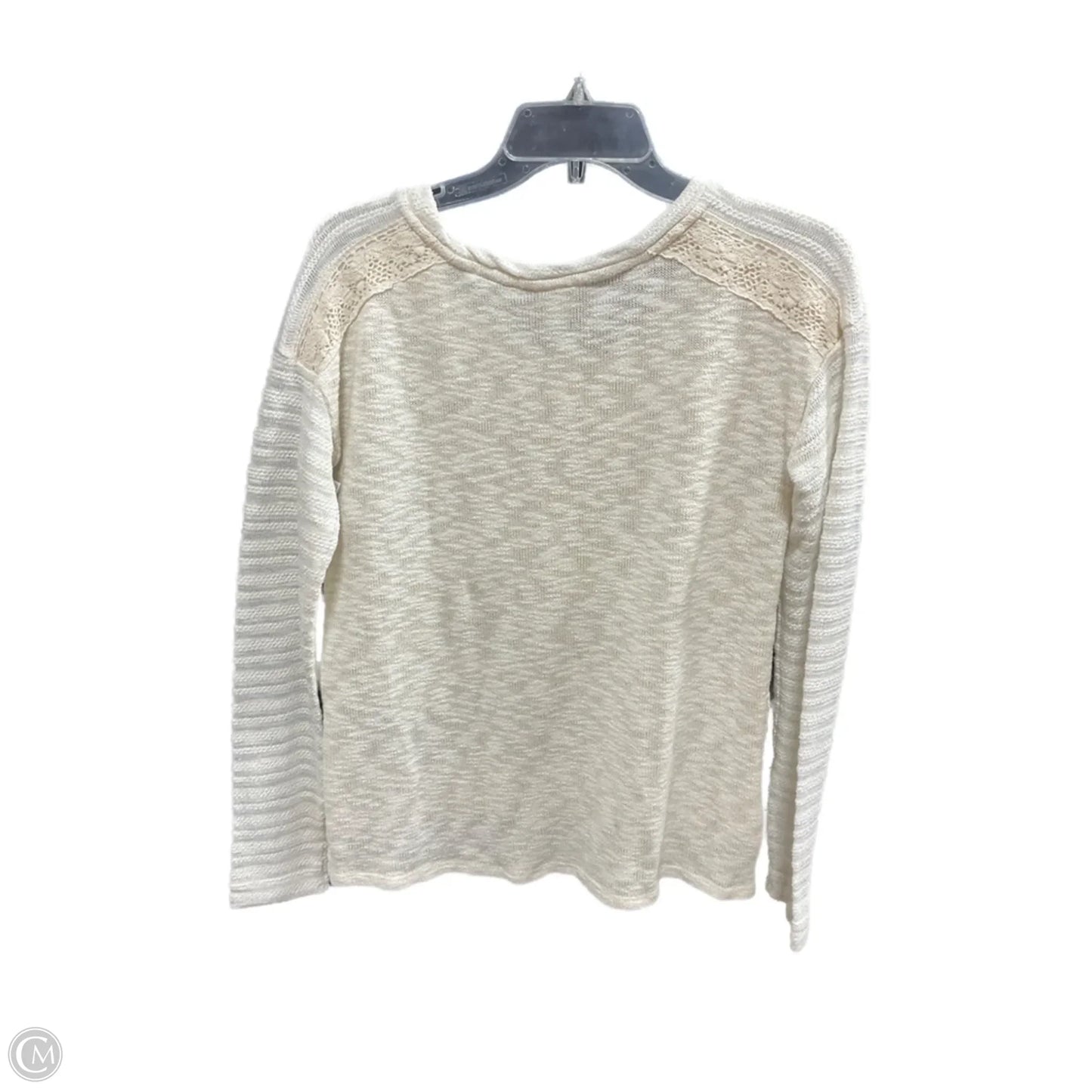 Top Long Sleeve By One September In Cream, Size: S