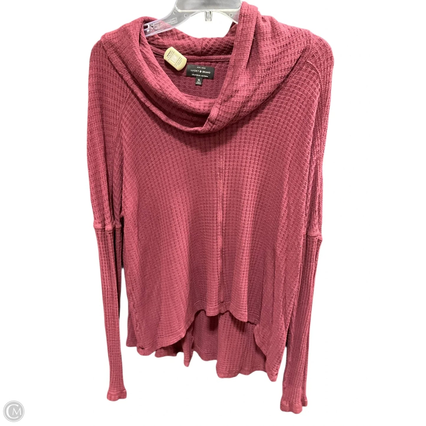 Top Long Sleeve By Lucky Brand In Red, Size: Xl