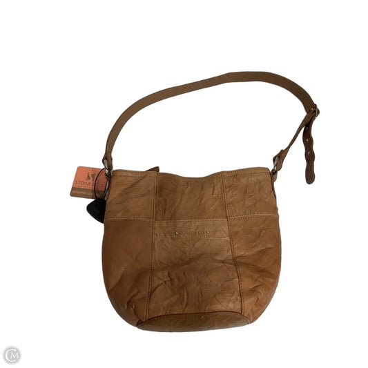 Handbag Leather By Stone Mountain, Size: Small