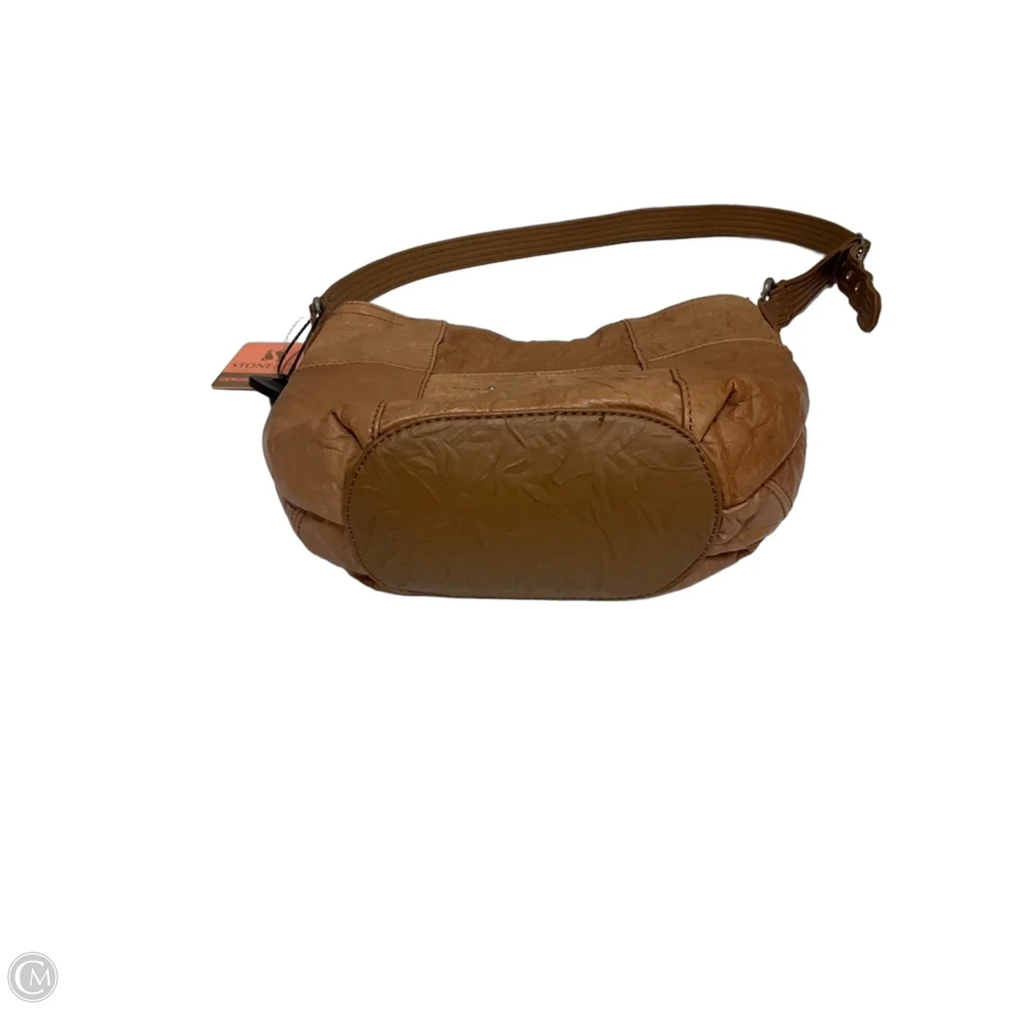 Handbag Leather By Stone Mountain, Size: Small