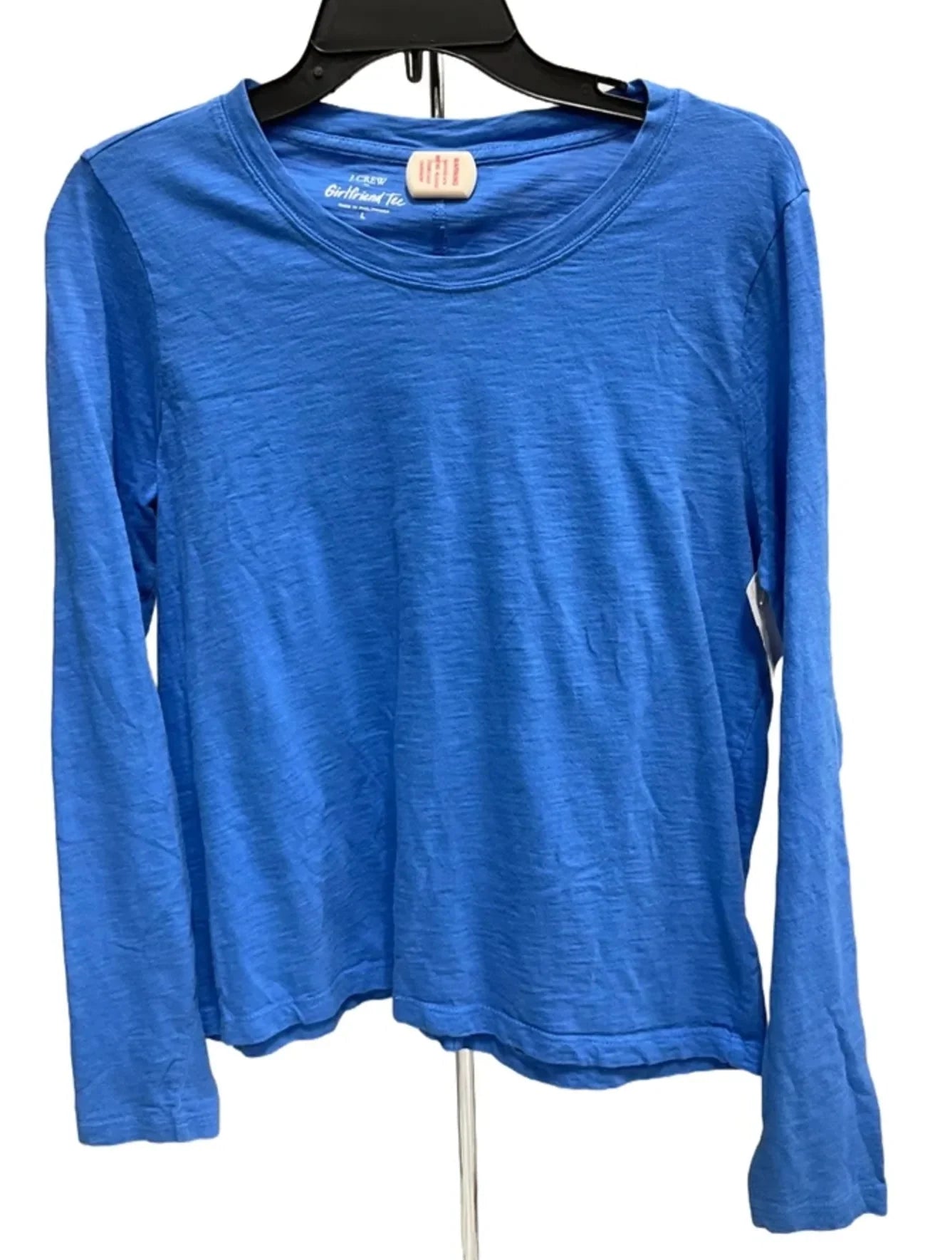 Top Long Sleeve By J. Crew In Blue, Size: L