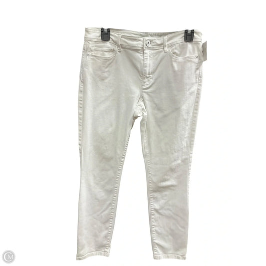 Jeans Cropped By J. Jill In White, Size: 6