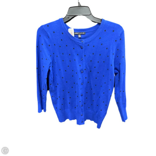 Sweater Cardigan By Cable And Gauge In Polkadot Pattern, Size: M