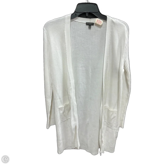 Sweater Cardigan By Talbots In Cream, Size: Xs