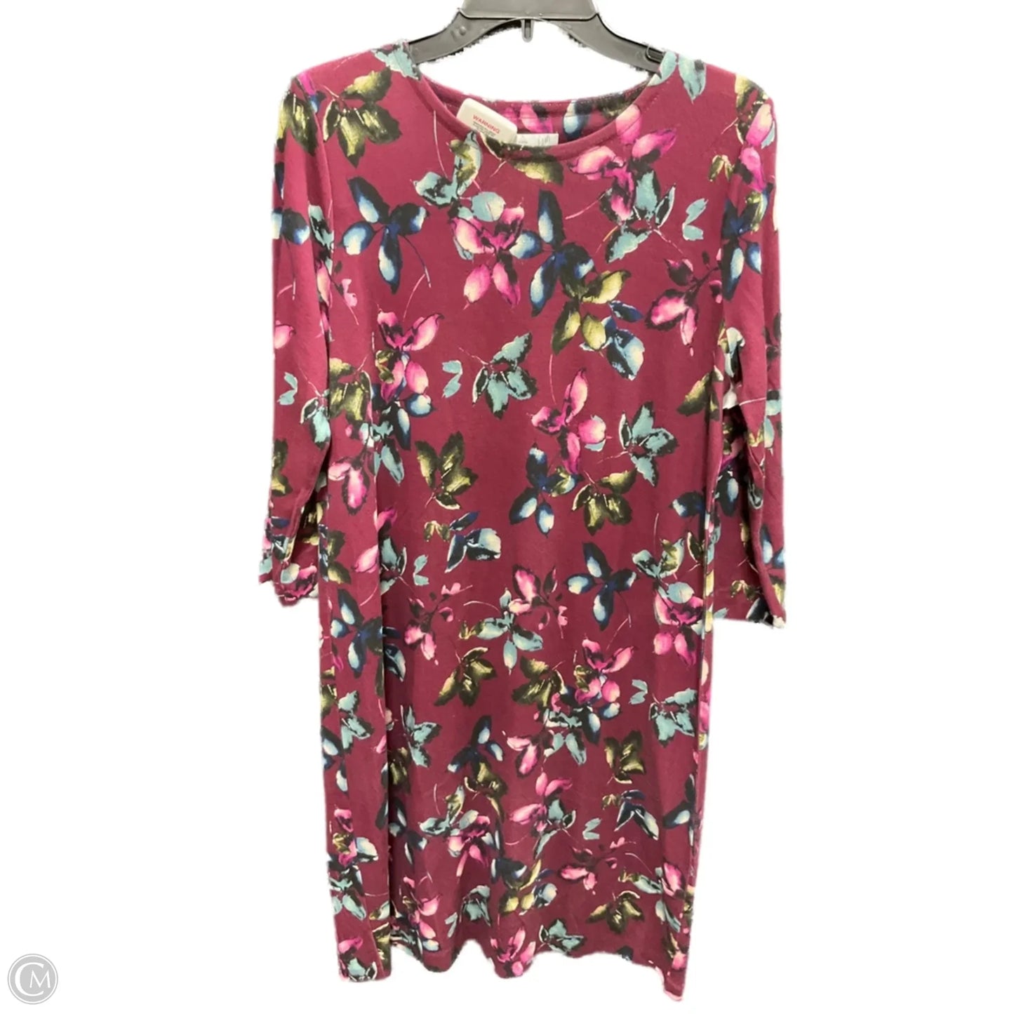 Dress Casual Midi By J. Jill In Floral Print, Size: M