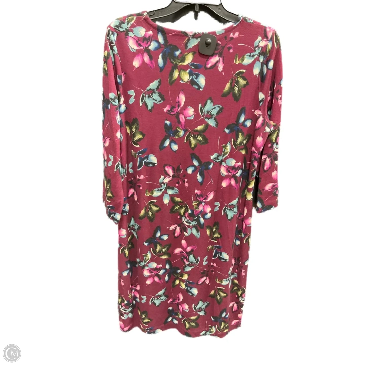 Dress Casual Midi By J. Jill In Floral Print, Size: M