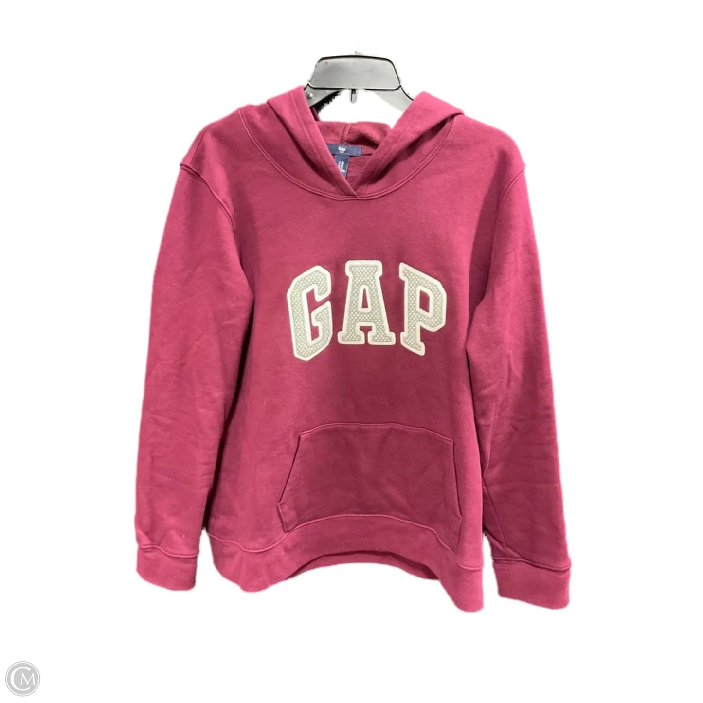Athletic Sweatshirt Hoodie By Gap In Red, Size: Xl