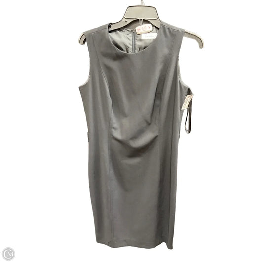 Dress Casual Midi By Calvin Klein In Black, Size: 10