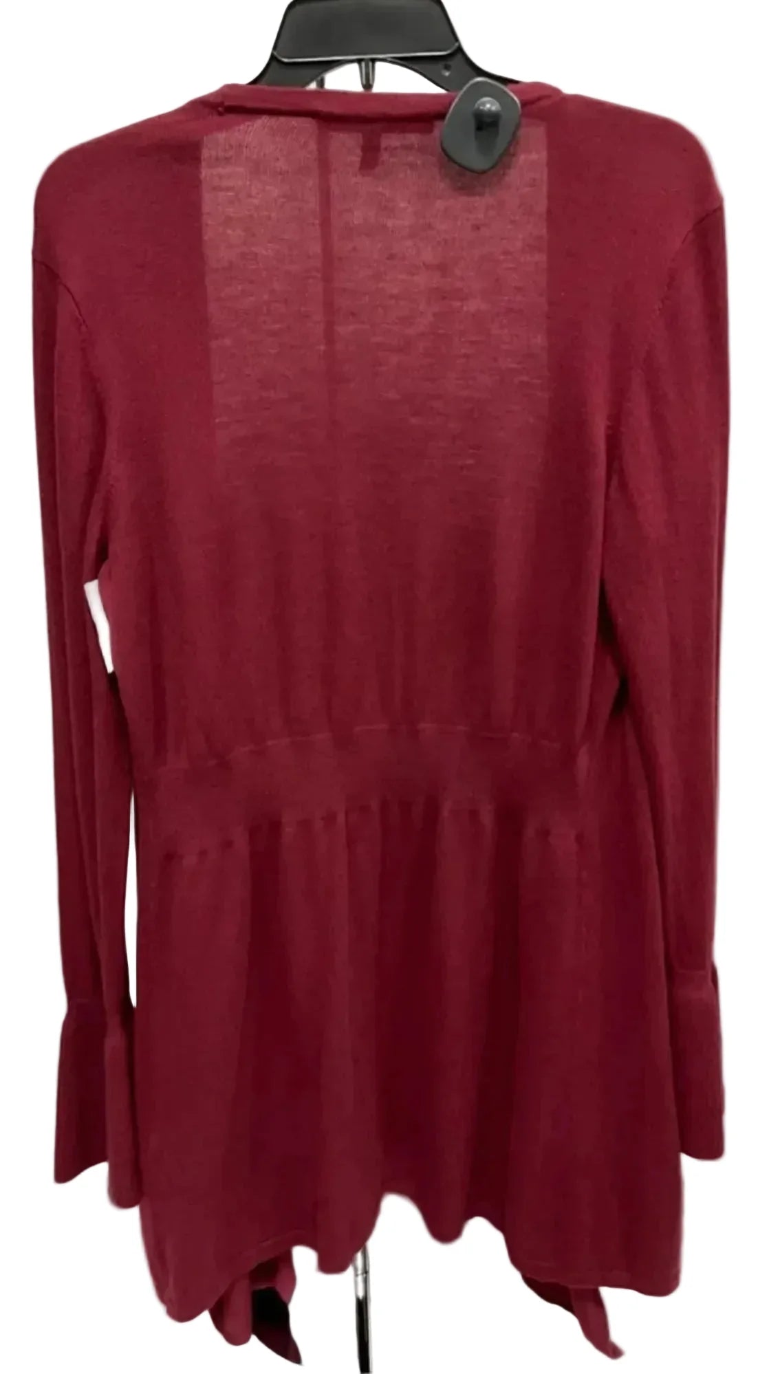 Sweater Cardigan By White House Black Market In Red, Size: L