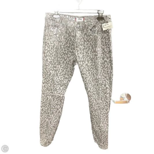 Jeans Straight By Bdg In Leopard Print, Size: 10
