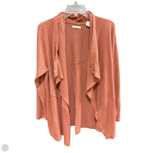 Sweater Cardigan By Maurices In Pink, Size: 1x