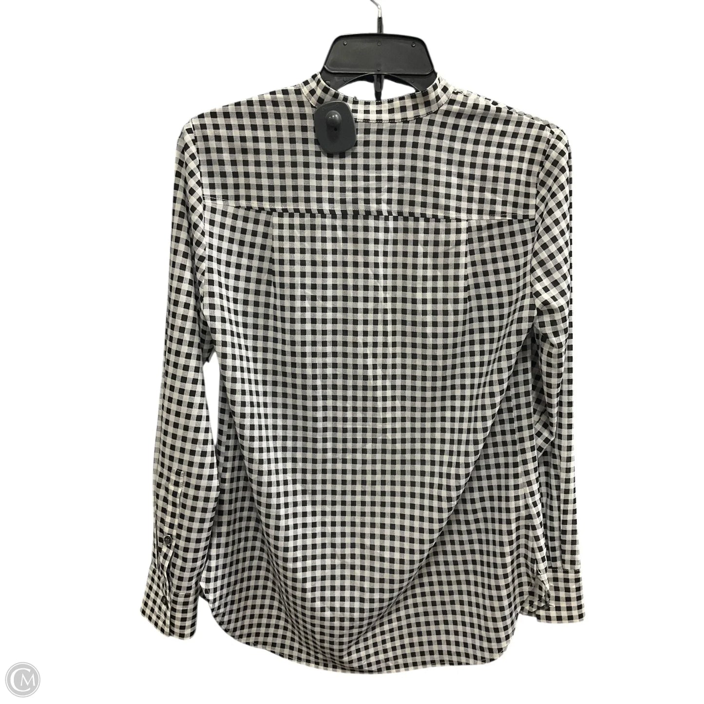 Top Long Sleeve By J. Crew In Checkered Pattern, Size: Xs