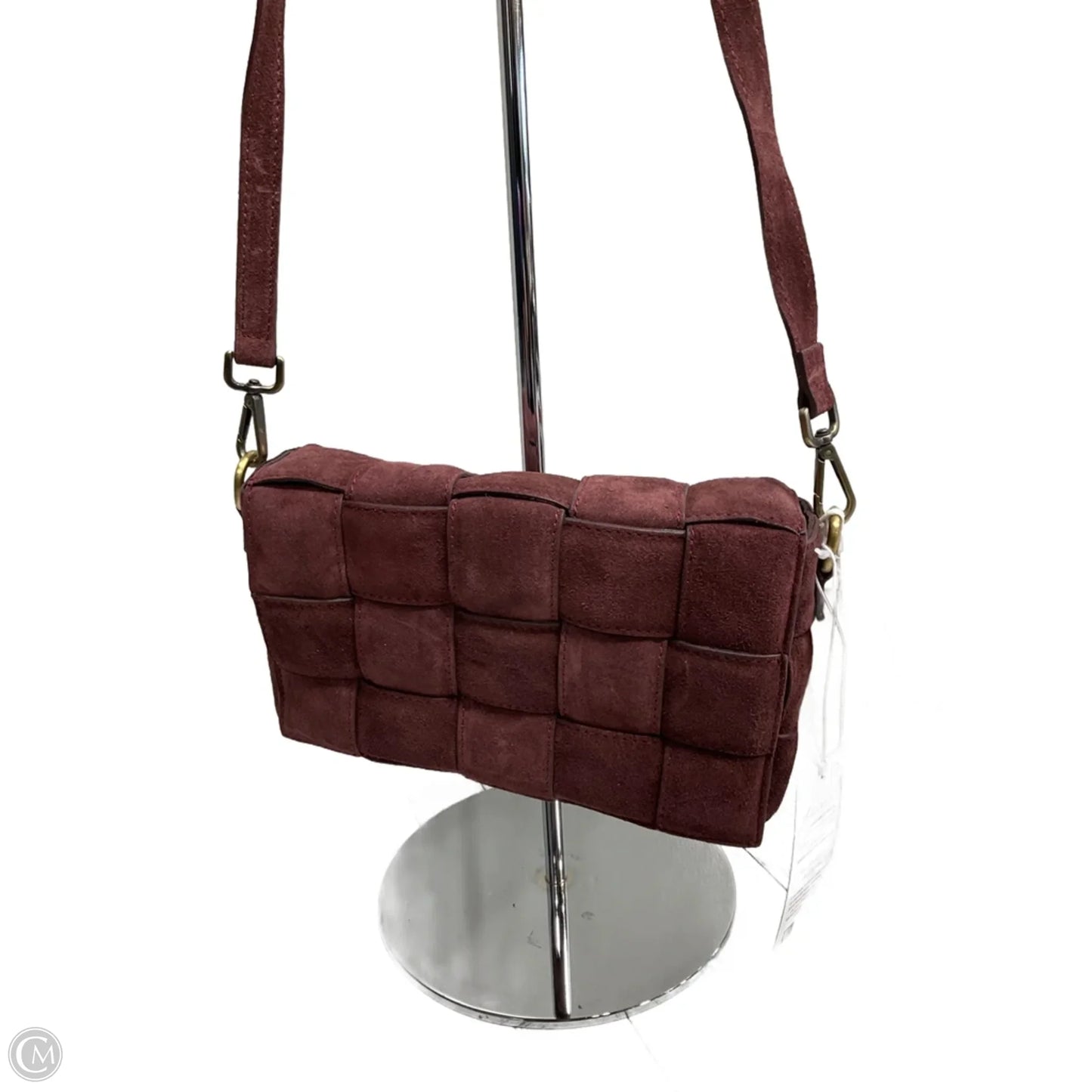Crossbody Leather By Clothes Mentor, Size: Medium