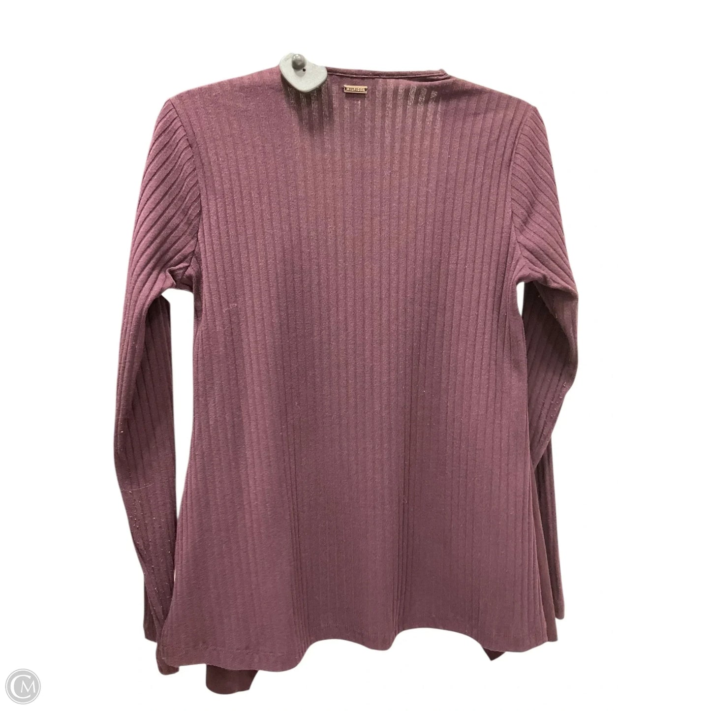 Sweater Cardigan By Tommy Hilfiger In Purple, Size: Xs