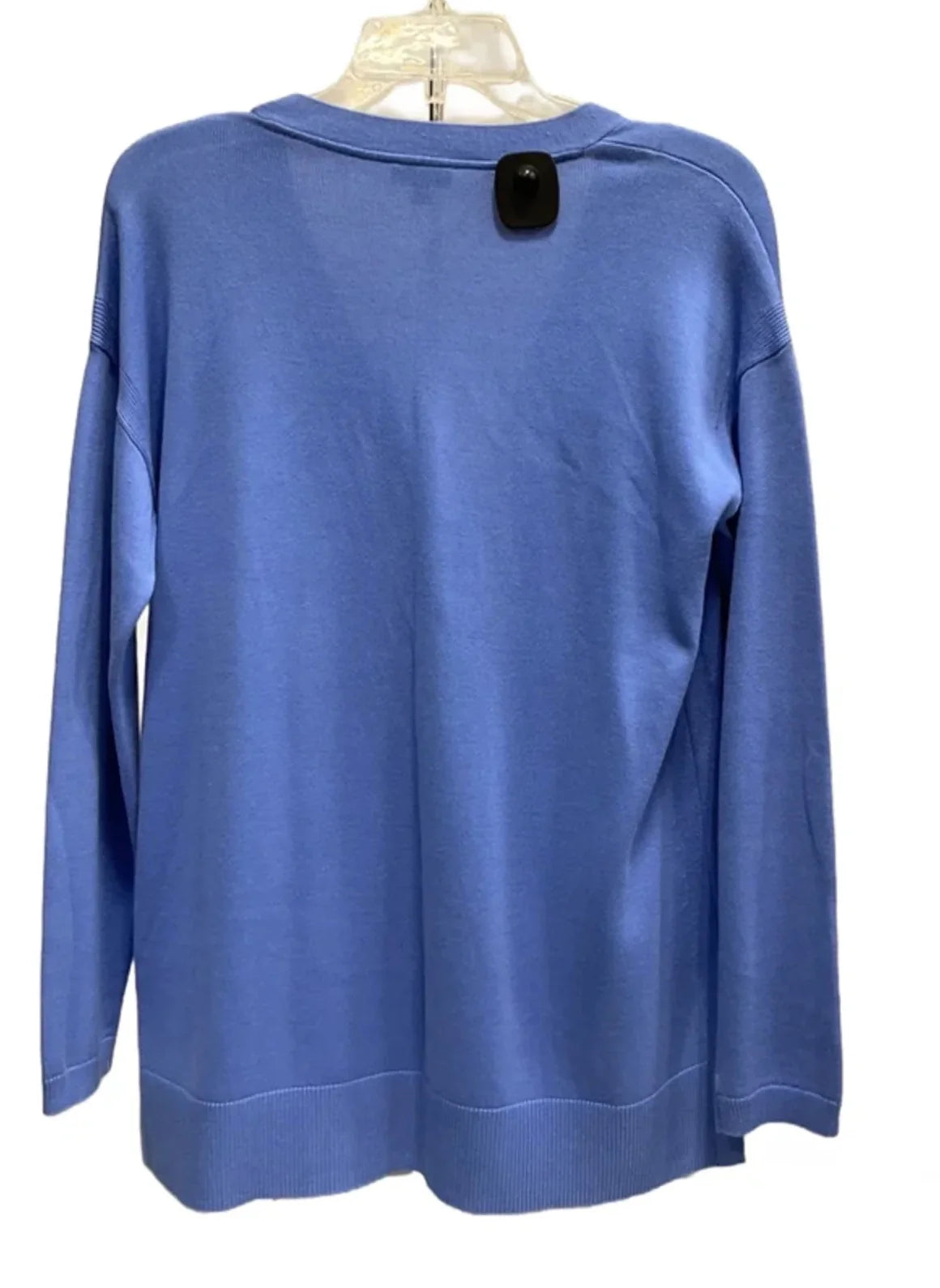 Sweater Cardigan By Talbots In Blue, Size: M