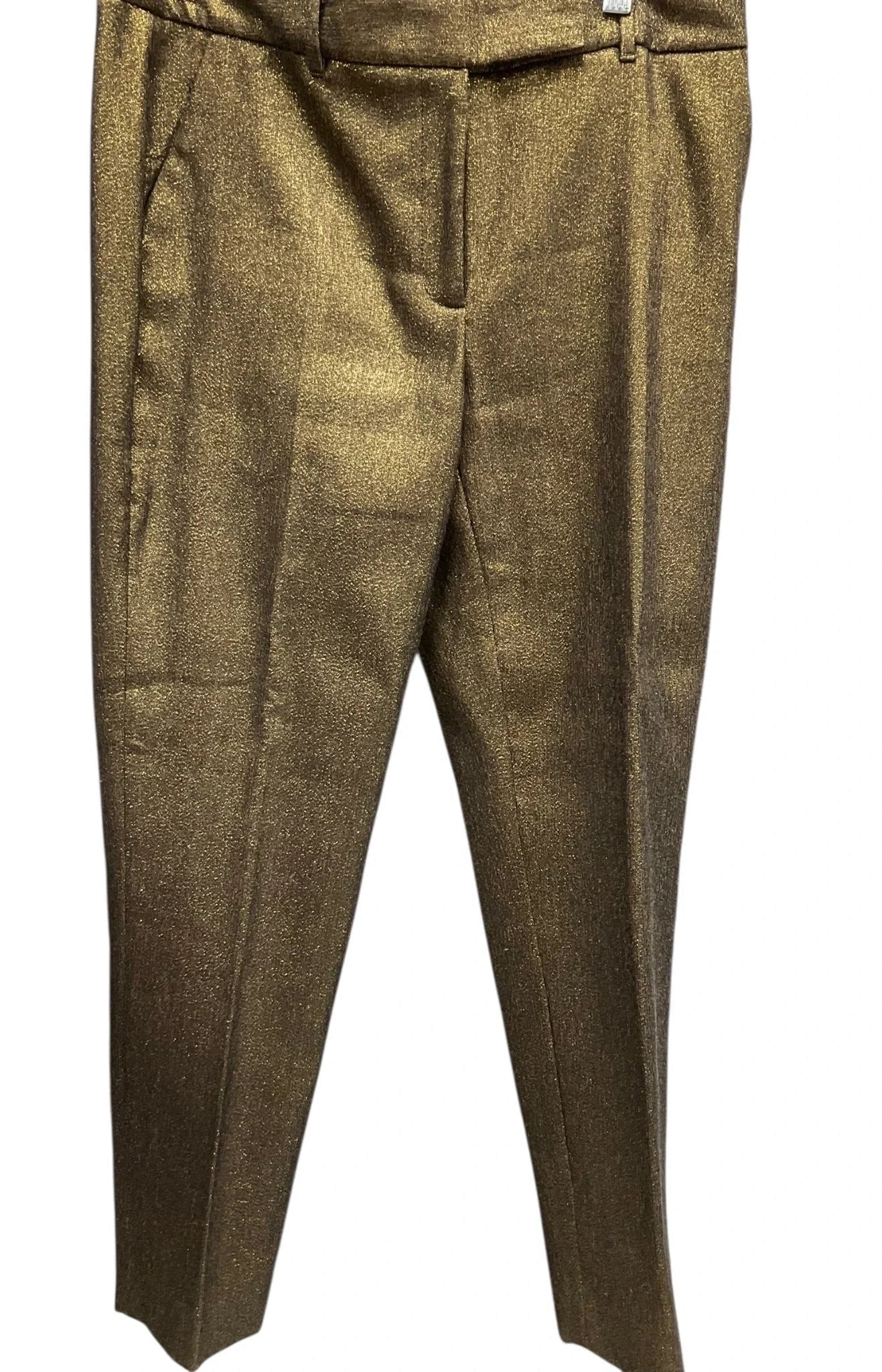 Pants Dress By White House Black Market In Gold, Size: 10