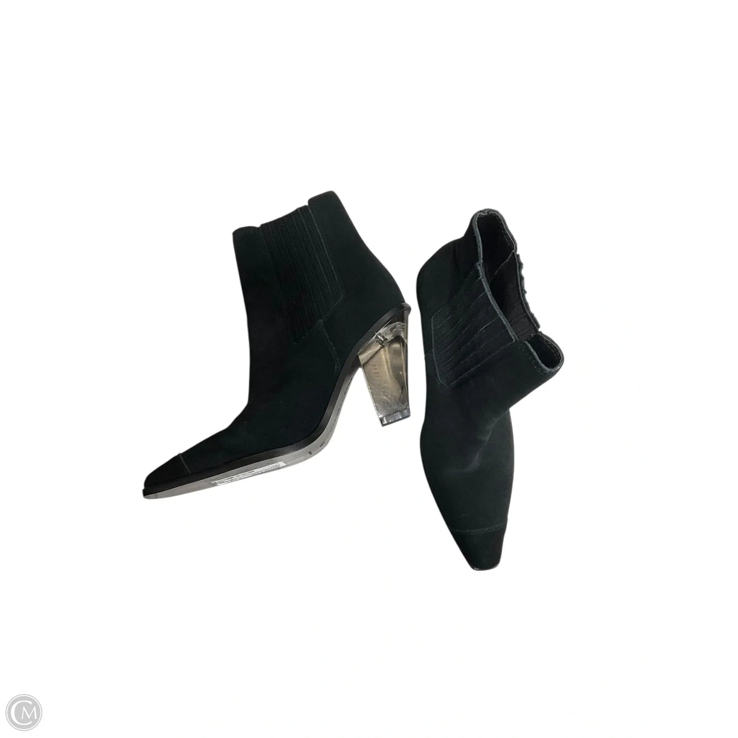 Boots Ankle Heels By Good American In Black, Size: 6.5