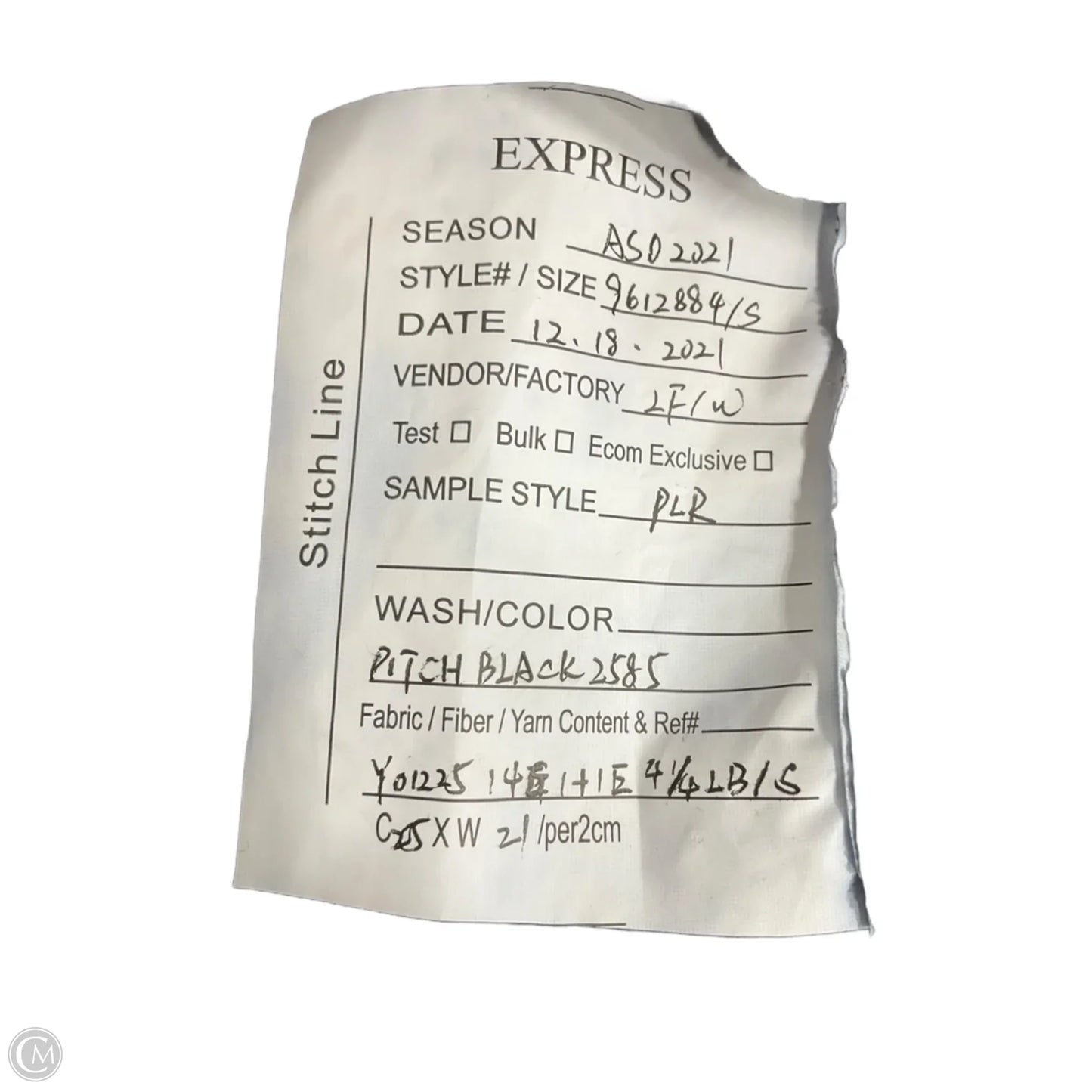 Top Sleeveless By Express In Black, Size: S