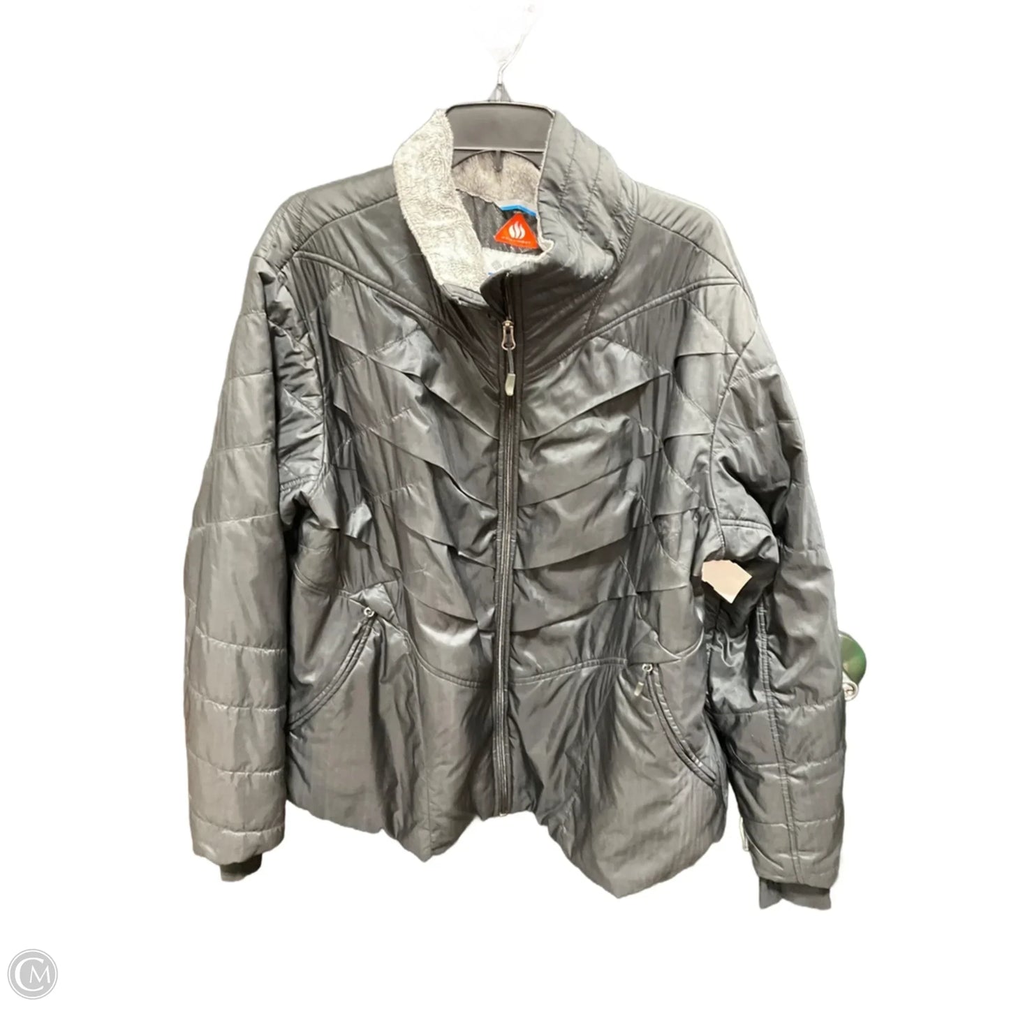 Jacket Puffer & Quilted By Columbia In Black, Size: 2x