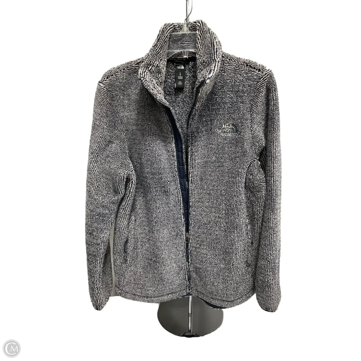Athletic Fleece By The North Face In Black & Grey, Size: L