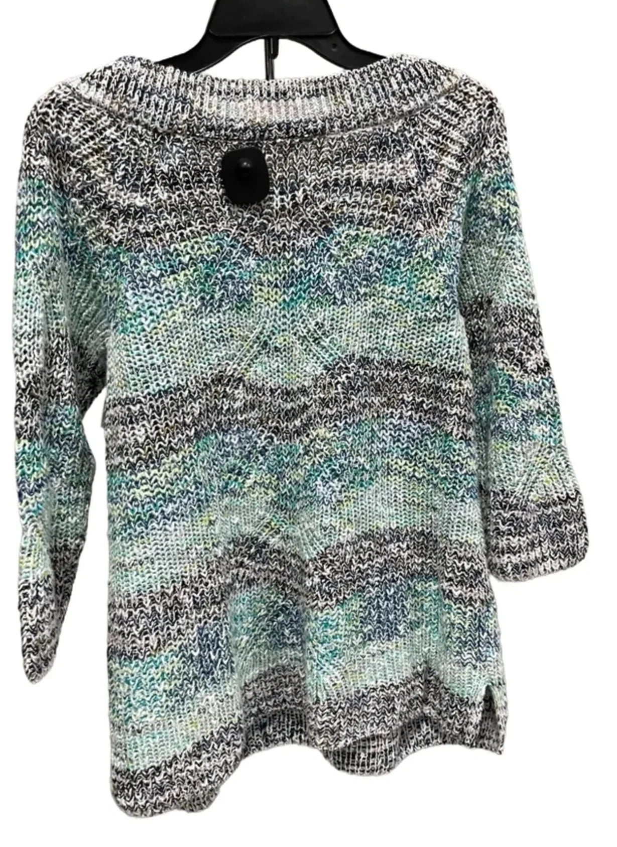 Sweater By J. Jill In Green & Tan, Size: M