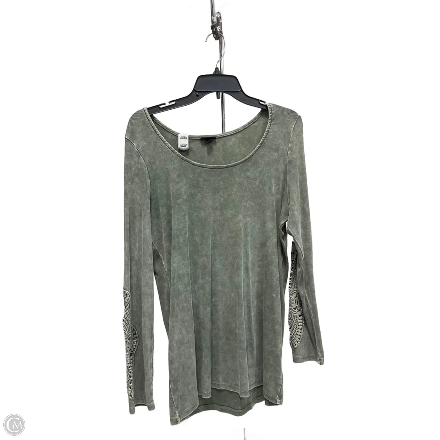 Top Long Sleeve By Torrid In Green, Size: 1x